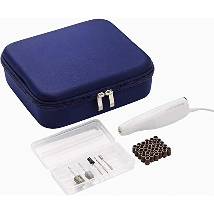 Promed Pedimed Hornhautgerät, elektrische Nagelfeile für Maniküre Pediküre, professionelles Pediküre-Set, Professionelles Nagelpflegeset, Nagelfräser mit 35-teiligem Zubehör, 20 000 U/min - Preisvergleich – Bild 2