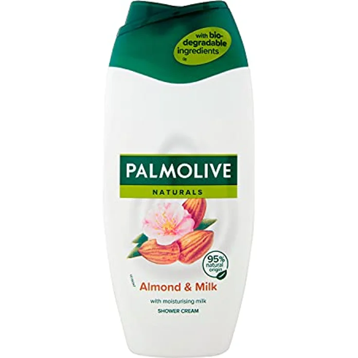 Palmolive Duschgel Mandel, 250ml, pflegendes Gel mit Mandelduft – Bild 1