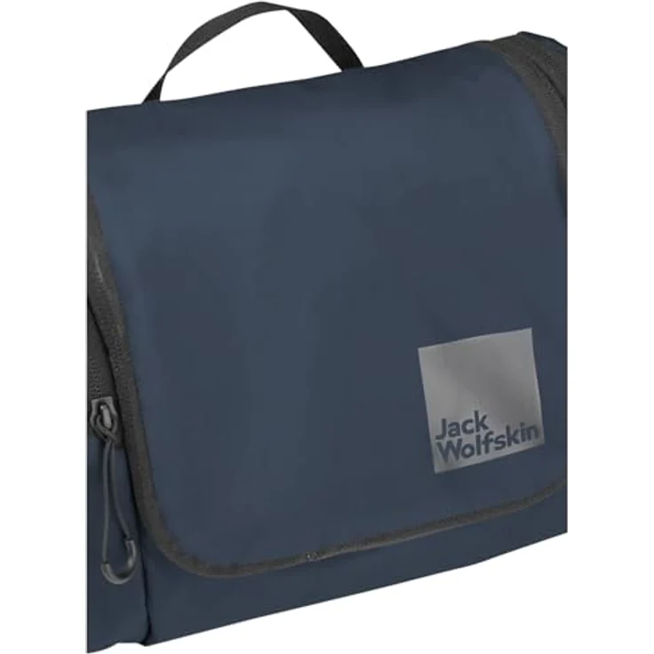 Jack Wolfskin WANDERMOOD WASHBAG, Beauty Case mit 6 Innenorganisierern, verstaubarem Aufhängehaken und abnehmbarem Spiegel – Bild 5