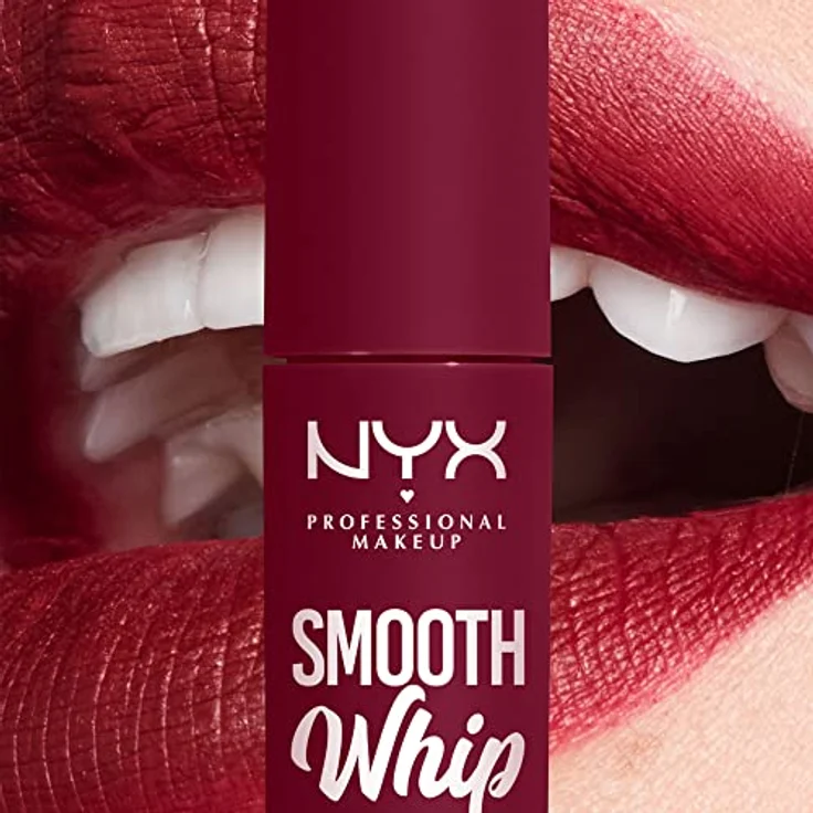 NYX Professional Makeup Smooth Whip Matte Lip Cream, seidiger Lippenstift mit glättender Wirkung, Farbton 15 Chocolate Mousse, 4 ml – Bild 9