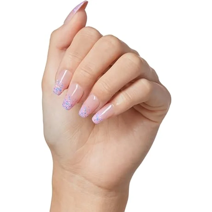 KISS Gel Fantasy Ready to Wear Gel künstliche Fingernägel Winter Sparks 24 St. – Bild 6