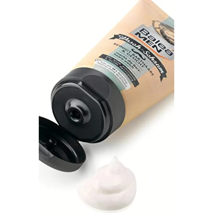 Balea MEN Bart-Waschschaum für Barthaare & Gesicht, 4er-Pack (4 x 150 ml) – Bild 2