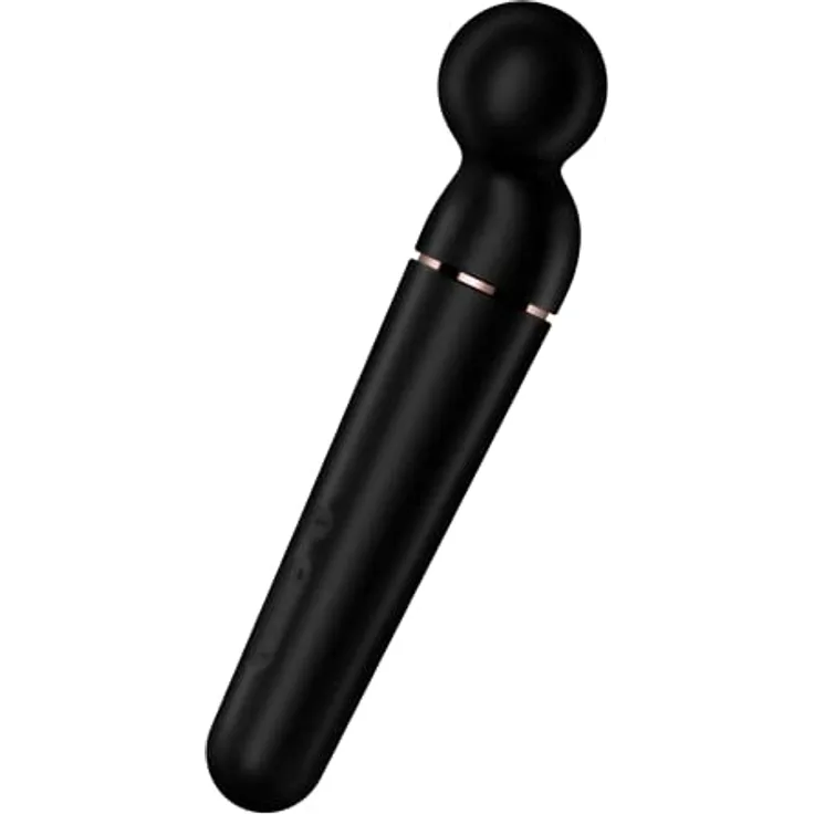 Satisfyer Planet Wand-er Massagestab, 60 Vibrationsmodi, wasserfest (IPX7), 30,5 cm, in Schwarz