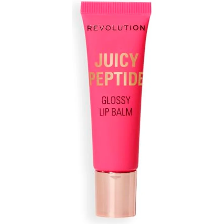 Revolution Juicy Peptide Lip Balm, Pflegender Lippenbalsam mit Peptiden, Squalan & Vitamin E, Vegan, Tierversuchsfrei, 8ml, Guava Rum Punch Coral – Bild 3