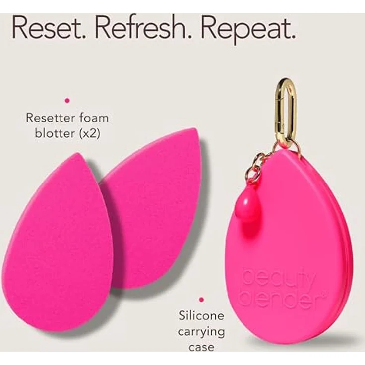 beautyblender The Resetter Blotting Paper, Wiederverwendbares Make-up-Accessoire zur Öl- und Schweißabsorption, Unisex – Bild 2