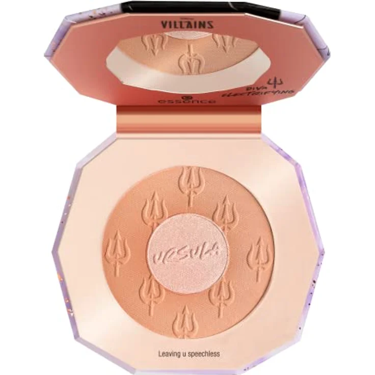 essence Disney Villains Ursula maxi blush, Nr. 02 Leaving u speechless, mehrfarbig, 2 Nude-Töne, hochpigmentiert, matt (9g) – Bild 3