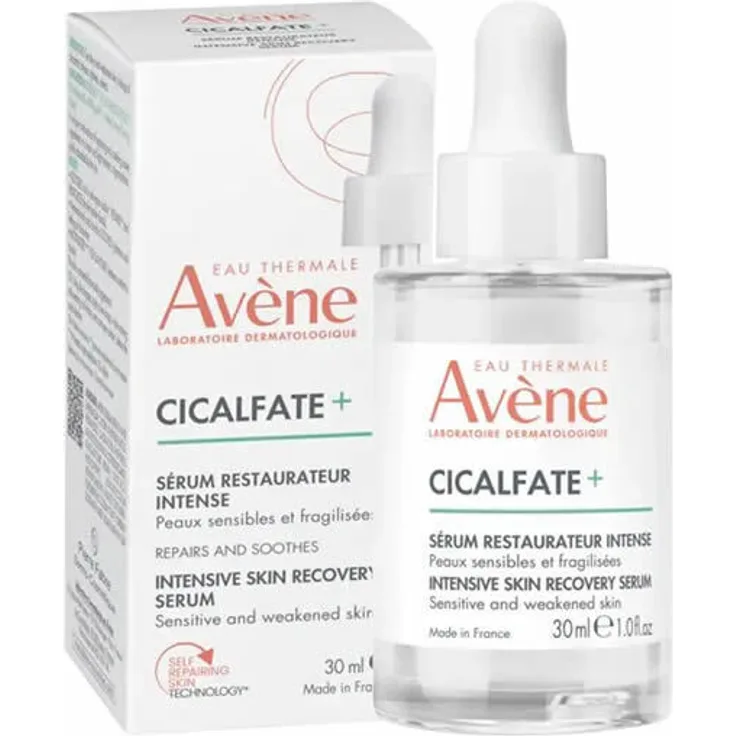 Pierre Fabre Dermo Kosmetik CICALFATE+ Serum 30 ml, feuchtigkeitsspendendes Serum zur Hautberuhigung und Regeneration für sensible und trockene Haut