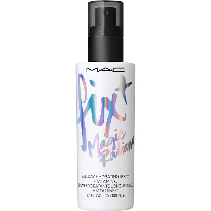 MAC Fix + Magic Radiance, Fixing Spray & Fixierpuder mit feuchtigkeitsspendender Formel, 100 ml