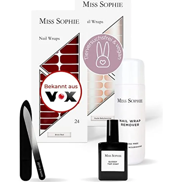 Miss Sophie's Starter Set Brick Red & Nude Babyboomer Nagelpflegeset 1 Stk