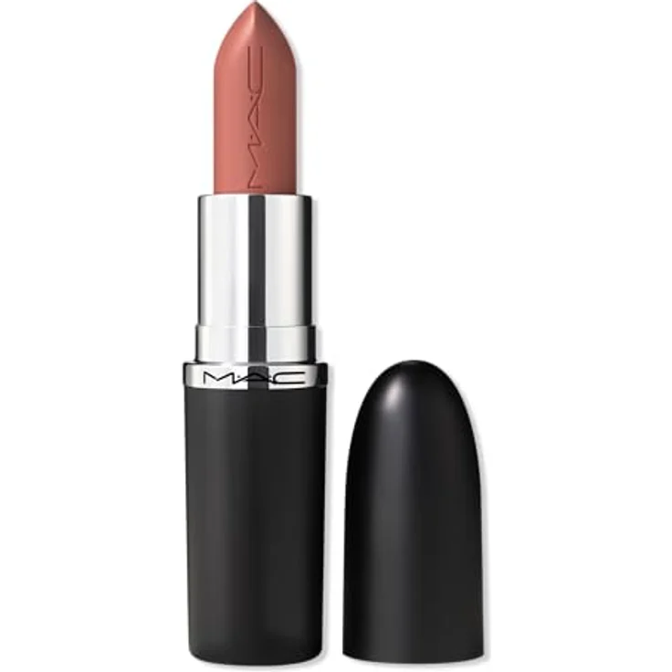 MAC Cosmetics Macximal Sleek Satin Lipstick 825 BLANKETY, zartes Rosé Beige, 3,5 g – Bild 1
