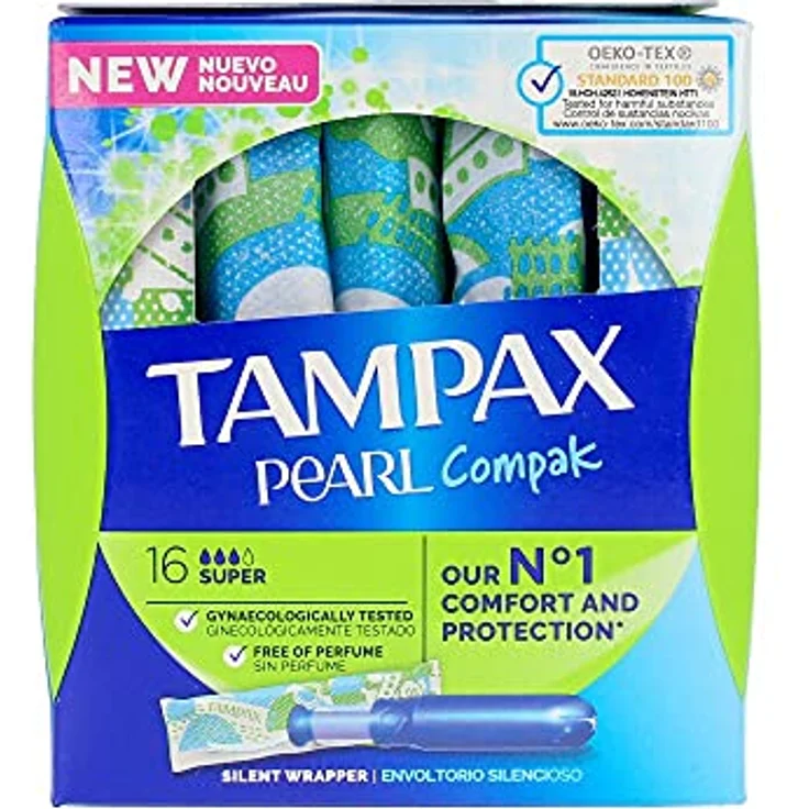 Tampax Pearl Compak super 16 Stück Tampons – Bild 2