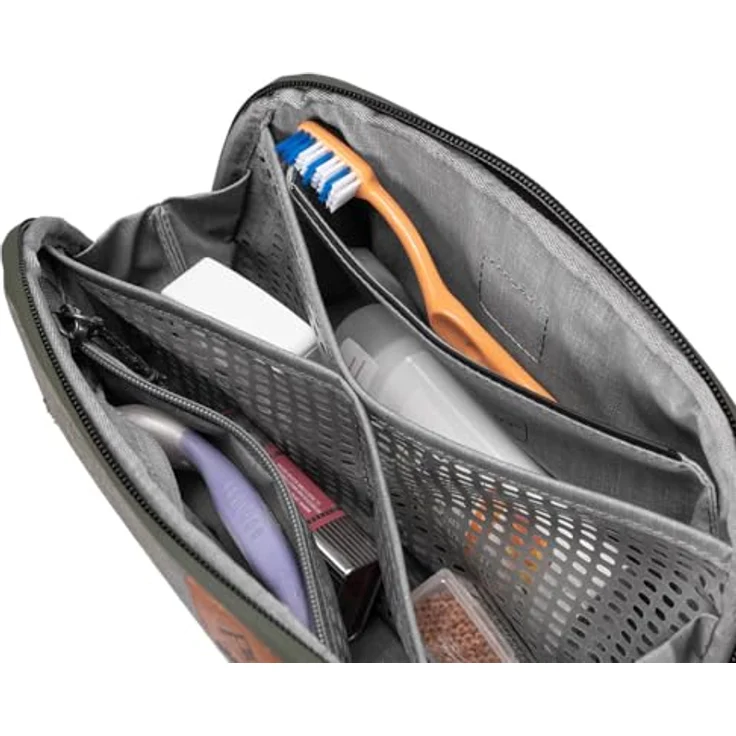 Peak Design Kleiner Kulturbeutel BWP-S-SG-2, Salbei - Reisegröße, Aluminiumhaken, Silikon-Trennwände – Bild 5