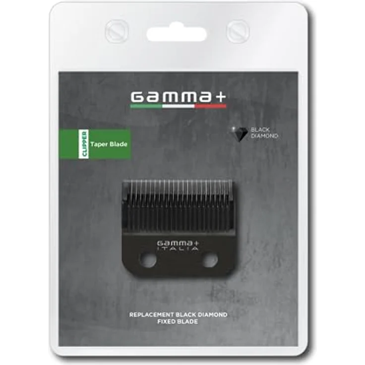 Gamma Piu Gamma+ Taper DLC Blade, Haarschneider mit Black Diamond Beschichtung für präzises Schneiden von großen Haarmengen – Bild 3