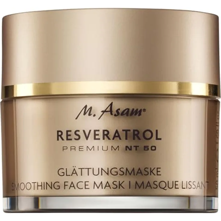 M. Asam Resveratrol Premium NT50 Perfecting Glättungsmaske, 50ml - glättende Gesichtsmaske mit hochkonzentriertem Resveratrol