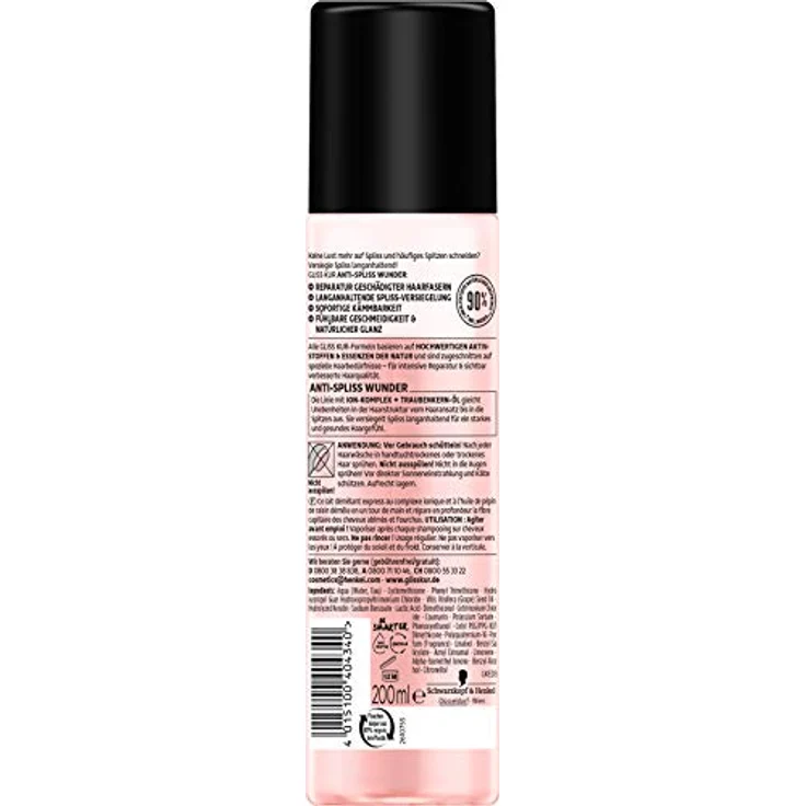 GLISS KUR Conditioner GLISS KUR Conditioner Express-Repair-Spülung Anti-Spliss Wunder Haarspülung 200 ml – Bild 2