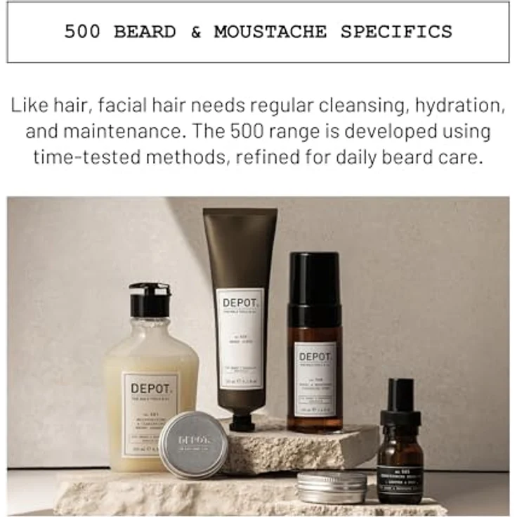 Depot 501 Moisturizing & Clarifying Beard Shampoo 250 ml – Bild 5