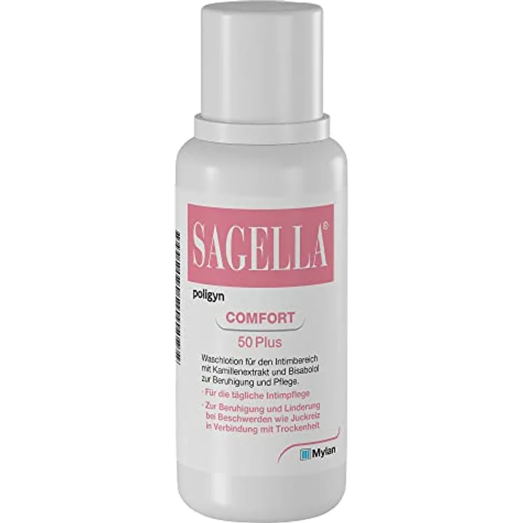 SAGELLA Sagella poligyn Intimwaschlotion für Frauen 50+, 100 ml, angepasste Pflege für den Intimbereich in den Wechseljahren – Bild 1