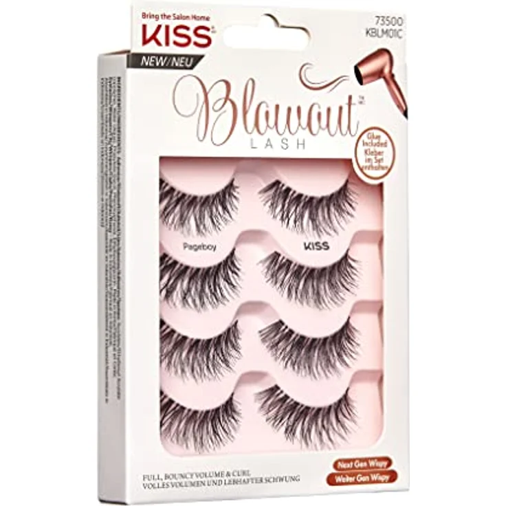 KISS KISS KISS Blowout Lash Multi Pack (4 pairs) - Pageboy Künstliche Wimpern 1 Stück – Bild 7