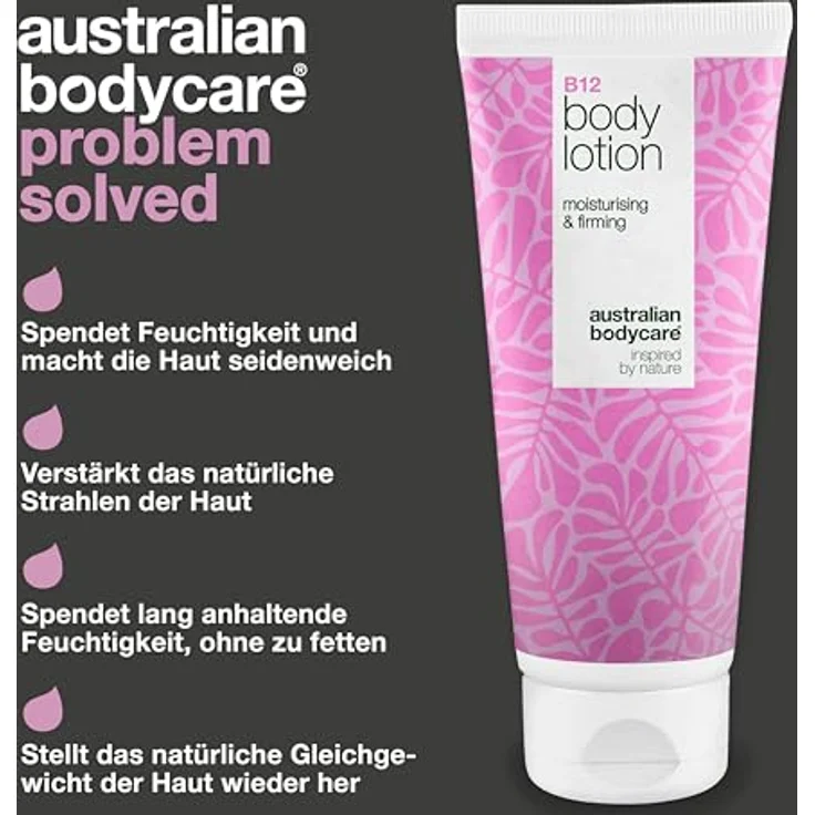Australian Bodycare B12 revitalisierende Bodymilch, 200 ml, feuchtigkeitsspendend, intensiv pflegend, für Damen – Bild 3