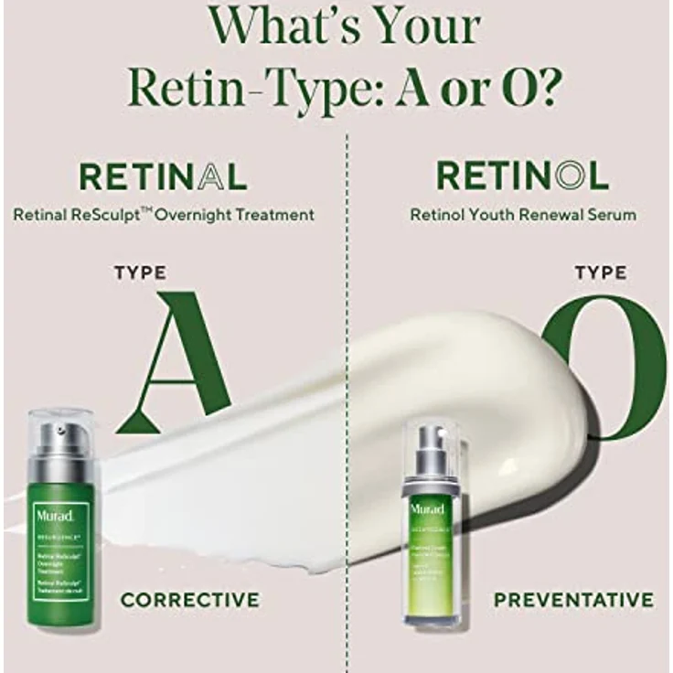 Murad Retinal ReSculpt Overnight Treatment - Resurgence Anti-Ageing Serum gegen Linien und Falten - 30ml, verkapselte Vitamin A Hautpflege für Glättung, Straffung und Lifting von Gesicht und Hals – Bild 4
