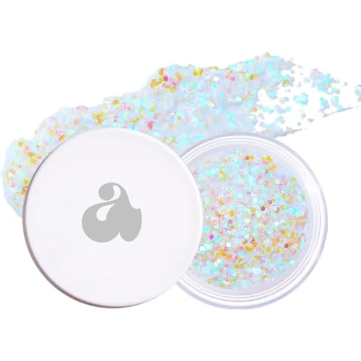 Unleashia Get Loose Glitter Gel, Glitzer für Gesicht, Körper und Haare, Farbton N°1 Aurora Catcher, holografischer Effekt, 4 g