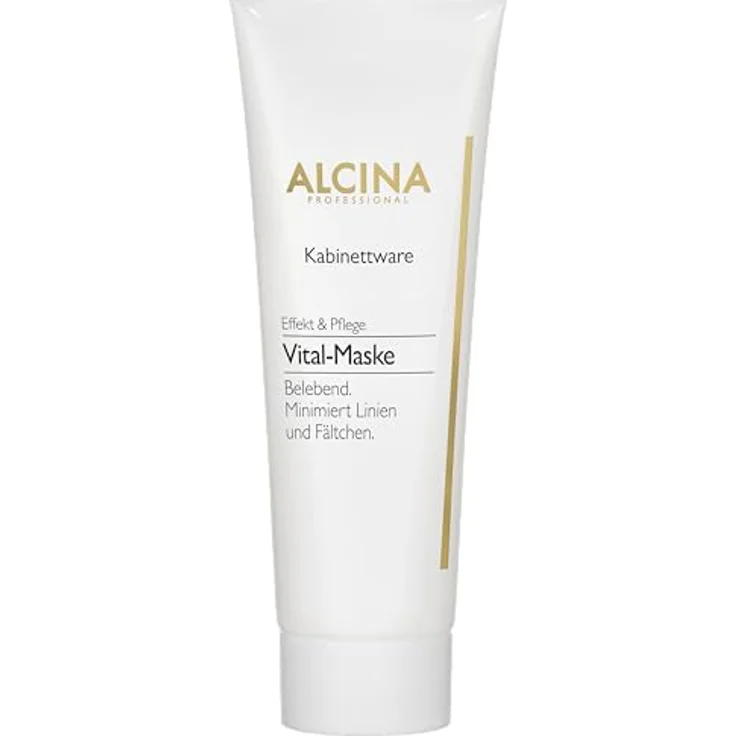 ALCINA Vital-Maske 250 ml, Gesichtsmaske zur Minimierung von Linien und Fältchen, belebend für anspruchsvolle Haut, sichtbar glatteres Hautbild