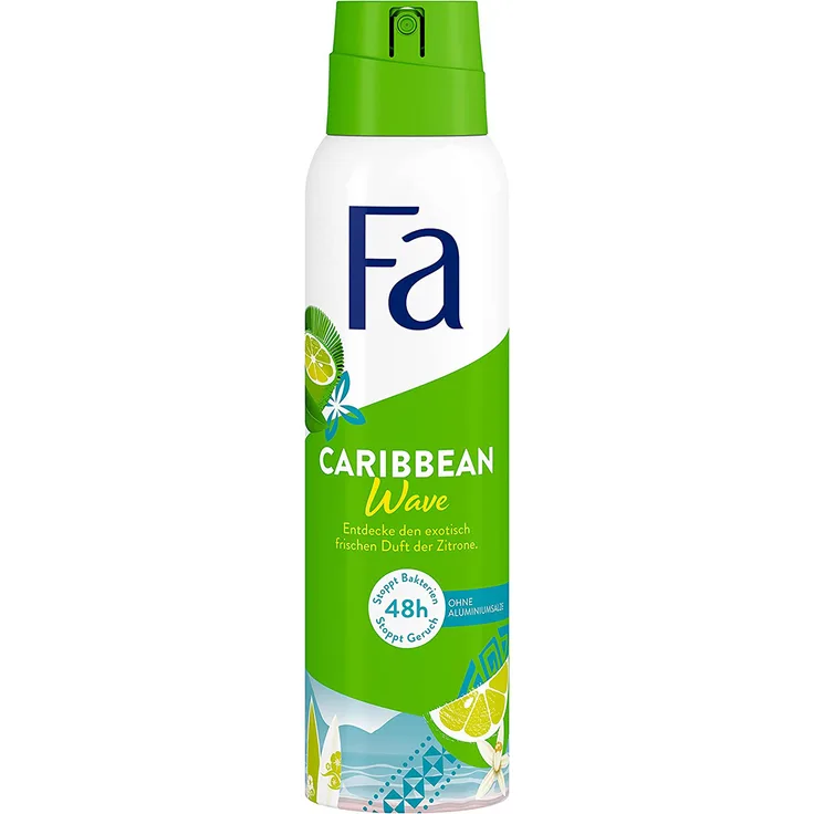 Fa DDeospray Caribbean Lemon Wave langanhaltender frischer Duft 150 ml