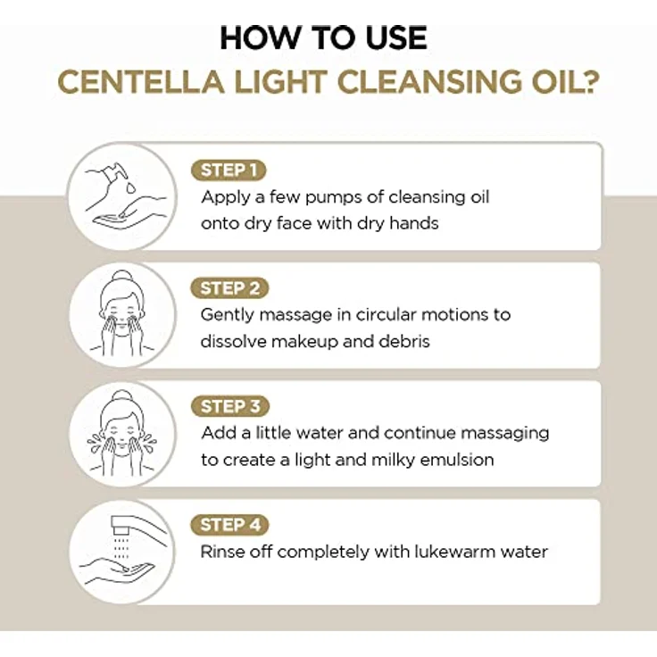 SKIN1004 Madagascar Centella Light Cleansing Oil, Gesichtsreinigung mit beruhigender Wirkung, 200 ml – Bild 7