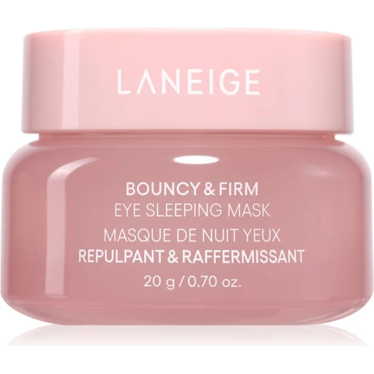 LANEIGE Bouncy & Firm Eye Sleeping Mask, Augenmaske für die empfindliche Augenpartie, 20 ml, feuchtigkeitsspendend, glättet Falten und dunkle Augenringe