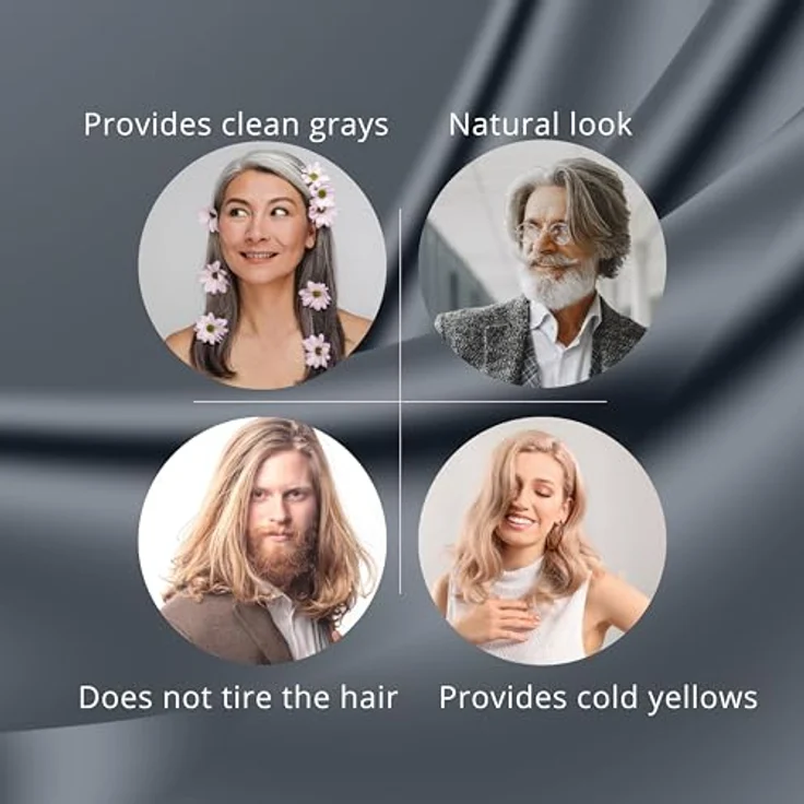 MORFOSE Silver Shampoo, 1000 ml - Haarpflegeprodukt für Erwachsene, Uni, aus hochwertigen Inhaltsstoffen – Bild 5