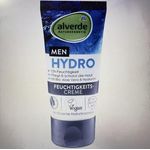 alverde MEN Hydro Feuchtigkeitscreme 50 ml – 72h Pflege mit Aloe Vera, Hyaluron & Vitamin E, vegan
