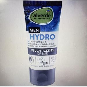 Bild für alverde MEN Hydro Feuchtigkeitscreme 50 ml – 72h Pflege mit Aloe Vera