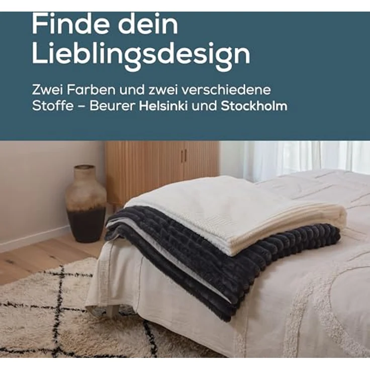 Beurer HD82 Helsinki, Wärmezudecke in Weiß, Licht- & Wärmetherapie, versandkostenfrei – Bild 7
