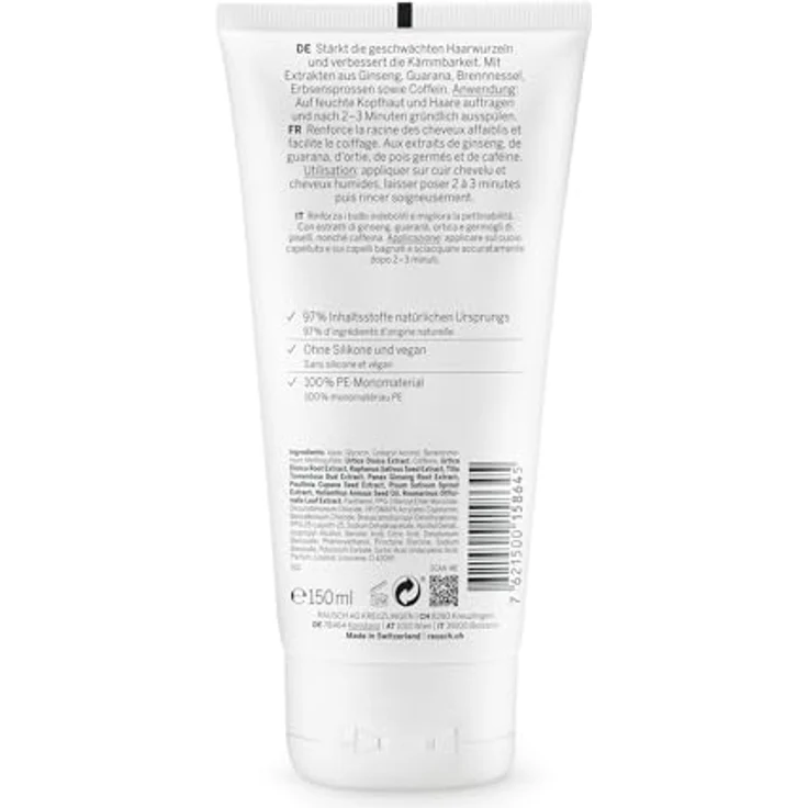 Rausch Coffein-Conditioner mit Ginseng, 150 ml, speziell bei Haarausfall – Bild 9