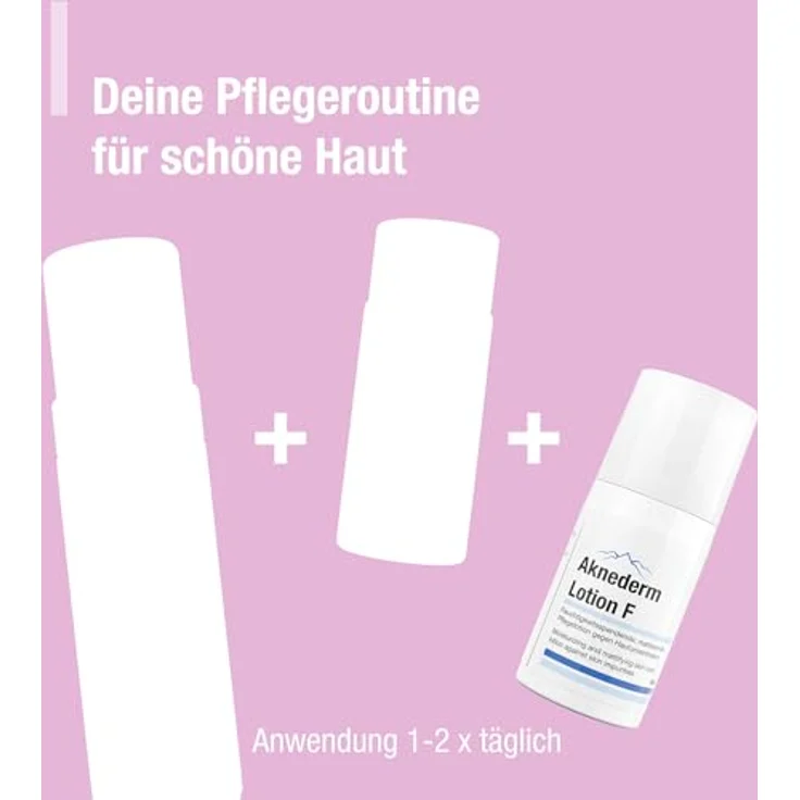 Aknederm Lotion F Pflegelotion gegen Hautunreinheiten, 60 ml Lotion – Bild 3