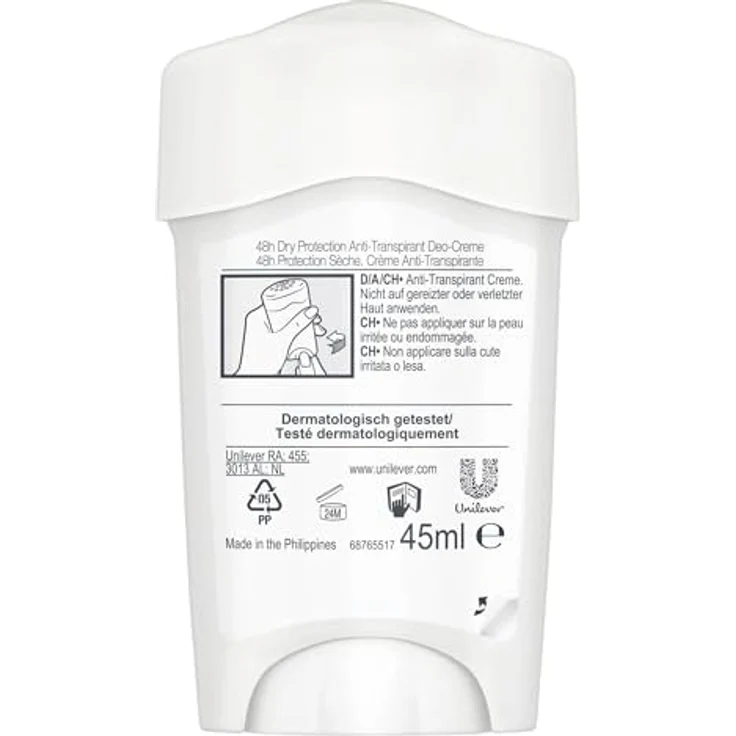 Rexona Maximum Protection Anti-Transpirant Cremestick für langanhaltende Frische Stress Control 48-Stunden-Schutz 45 ml – Bild 2