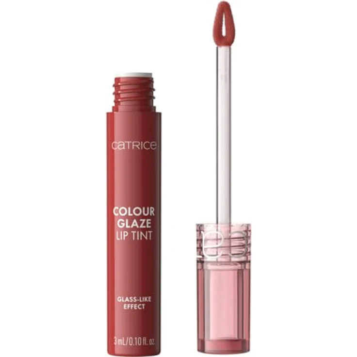 Catrice Colour Glaze Lip Tint, hochpigmentiertes Lipgloss, Farbton 030 In My Cherry Era, 3 ml, vegan, glanzvoll und langanhaltend – Bild 2