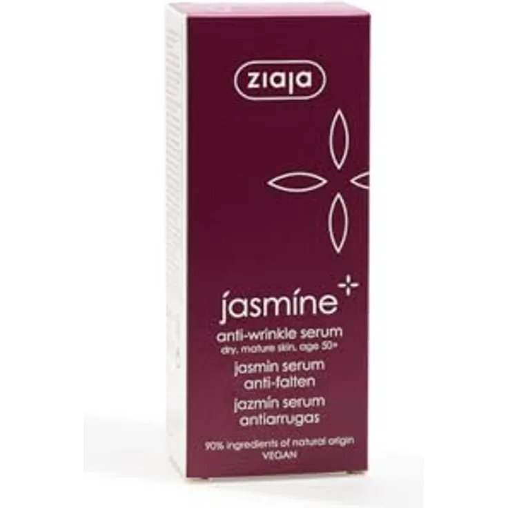 Ziaja Jasmin Anti-Falten 50+ Serum 30ml, Hautstraffendes Gesichtsserum