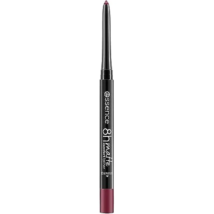 essence 8h matte comfort lipliner, Lip Pencil, Lippenkonturenstift, Nr. 08 Dark Berry, rot, sofortiges Ergebnis, langanhaltend, matt, vegan, wasserfest, Mikroplastik Partikel frei (0,3g)