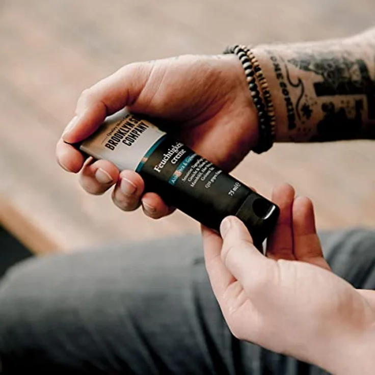 Brooklyn Soap Company Vegane Anti-Falten Tagespflege, Feuchtigkeitscreme mit Q10, 75 ml, für alle Hauttypen, Geschenkidee für Männer – Bild 5