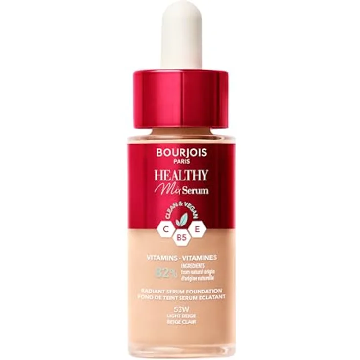 Bourjois Healthy Mix Clean Foundation Serum 55N Deep Beige, 30 ml
