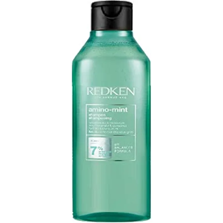 REDKEN Amino Mint Shampoo, 1000 ml - Sanftes Haarshampoo für fettiges Haar