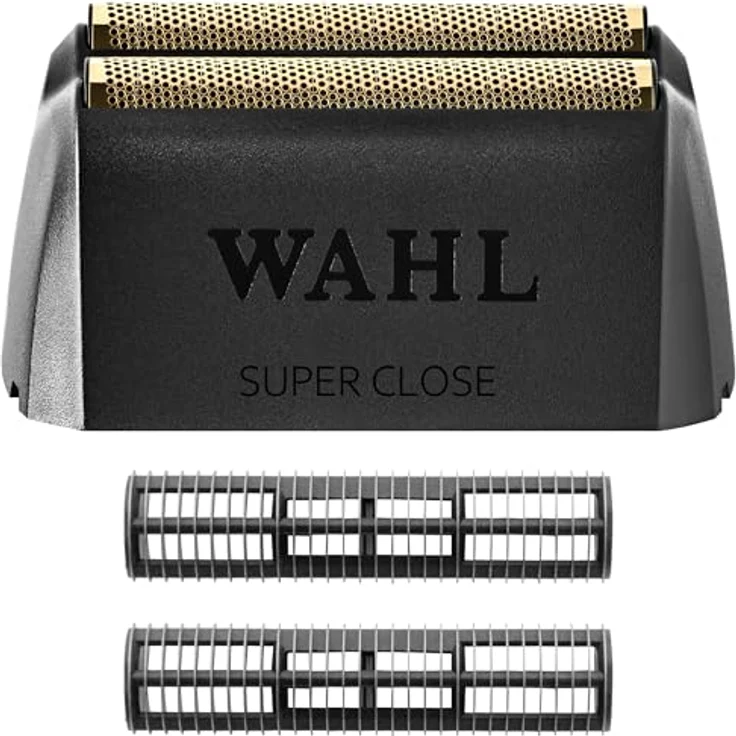 Wahl Vanish Lamellenmesser + Scherfolie, hypoallergene goldene Scherfolie für extrem glatte Haut, kompatibel mit Wahl Profi Vanish – Bild 1