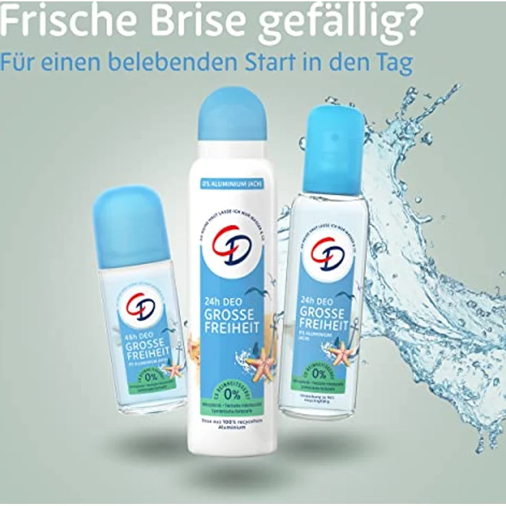 CD Deo Roll-on Große Freiheit, 50 ml, 6er Pack (6 x 0.05 l) - Lang anhaltende Frische, 24 Stunden Schutz, ohne Aluminiumsalze – Bild 5