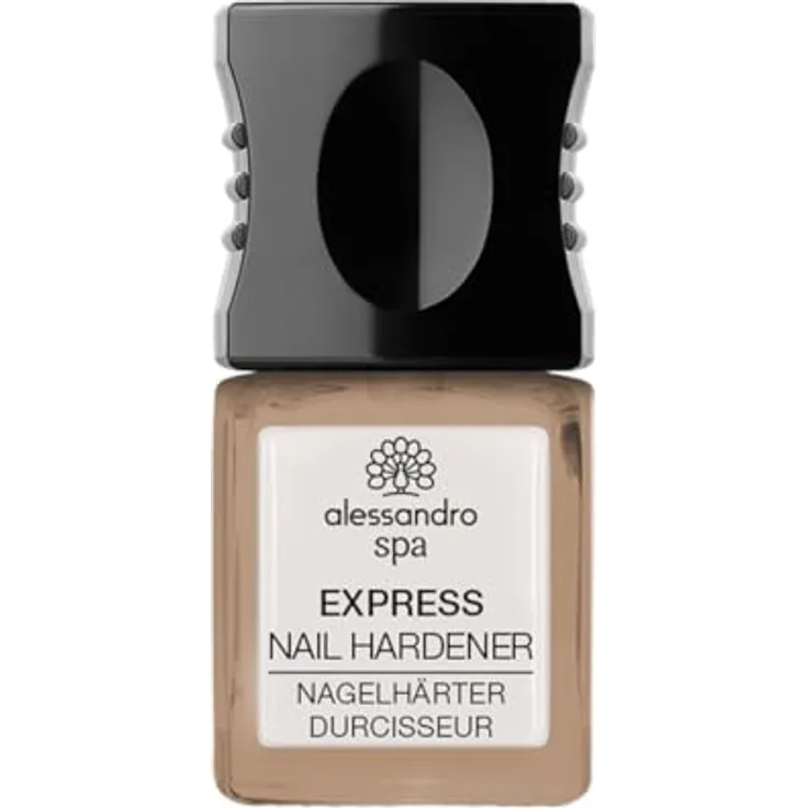 alessandro EXPRESS NAGELHÄRTER ALMOND, 2in1 Nagellack und Nagelhärter, 10ml