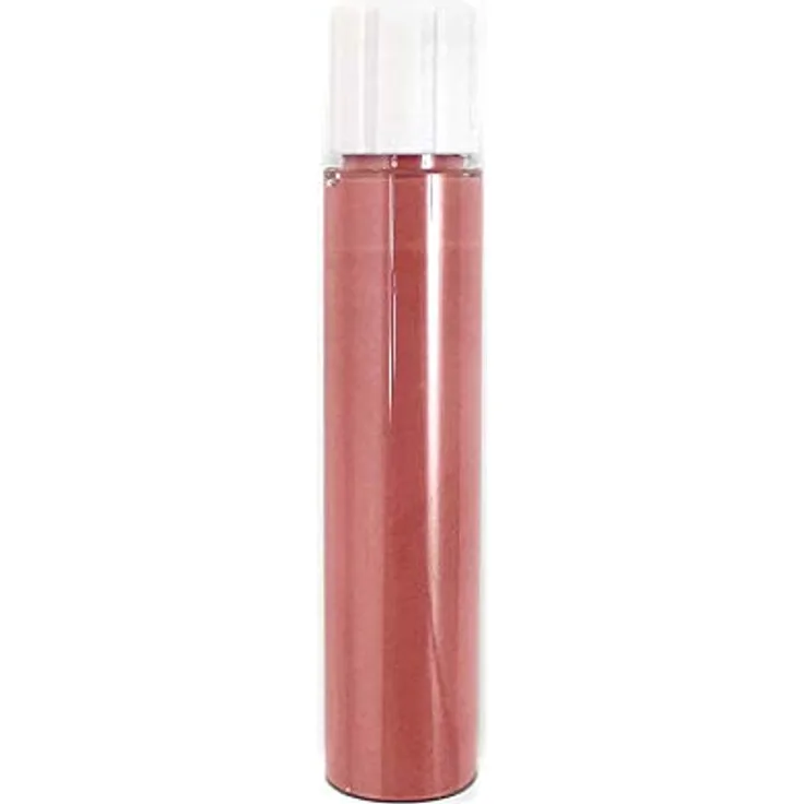Zao Lipgloss Refill Bamboo Lip'Ink, Lippenstift mit pflegender Textur und intensivem mattem Finish, 3,8 ml in verschiedenen Farben