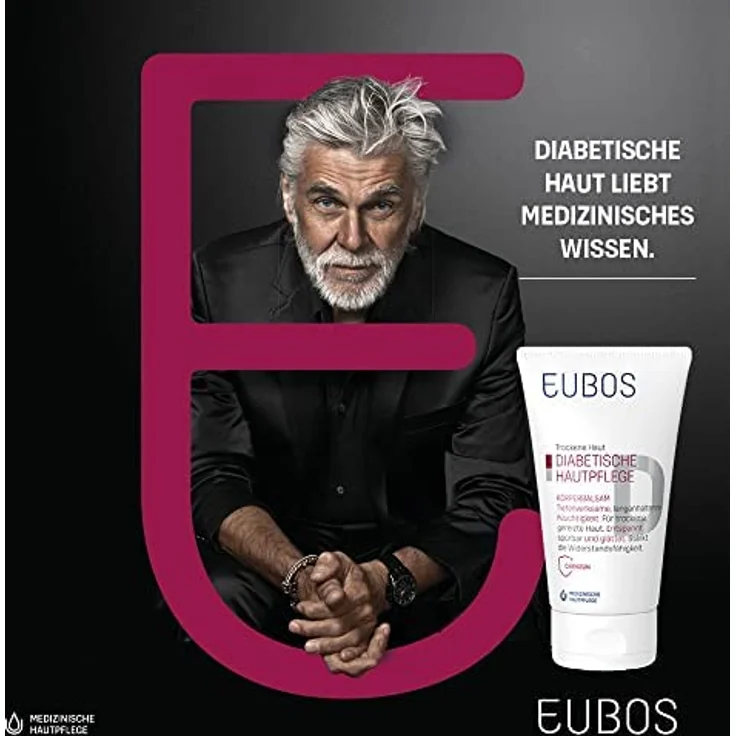 EUBOS | DIABETISCHE HAUTPFLEGE | HANDCREME | 50ml | Körperlotion bei trockener, strapazierter Haut von Diabetikern | klinisch getestet – Bild 2