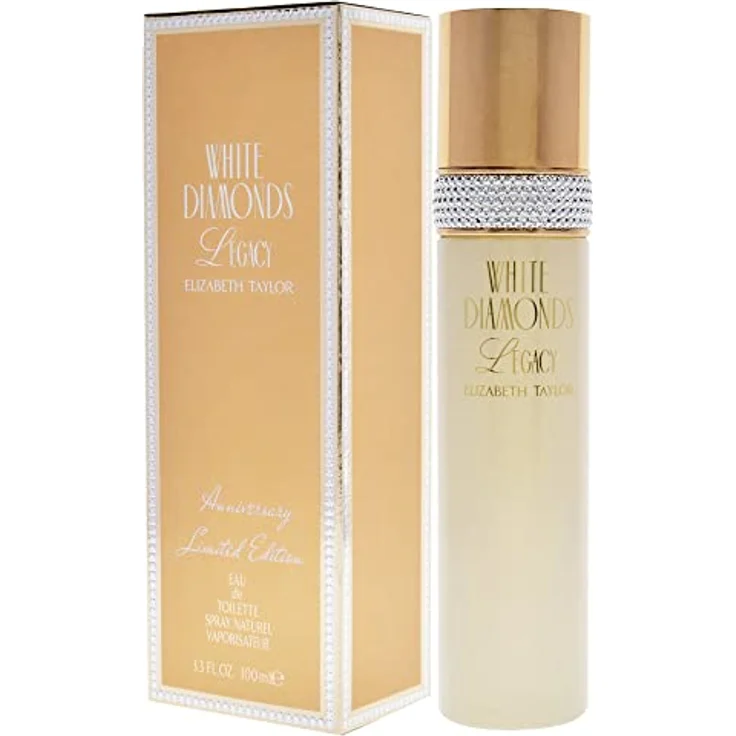 Elizabeth Taylor White Diamonds Legacy Eau de Toilette, 100 ml - Floral Parfüm mit pinkem Pfeffer und Gardenie – Bild 4