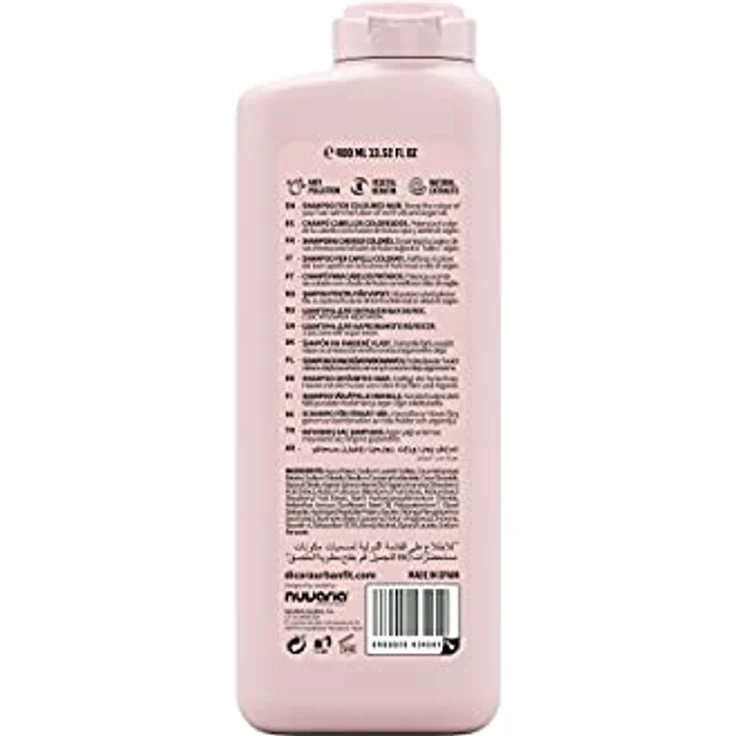 Dicora UrbanFit Dicora Uf Shampoo für farbiges Haar, mit Arganöl und roten Früchten, 365 ml, 0% Silizien, Cruelty-free – Bild 2