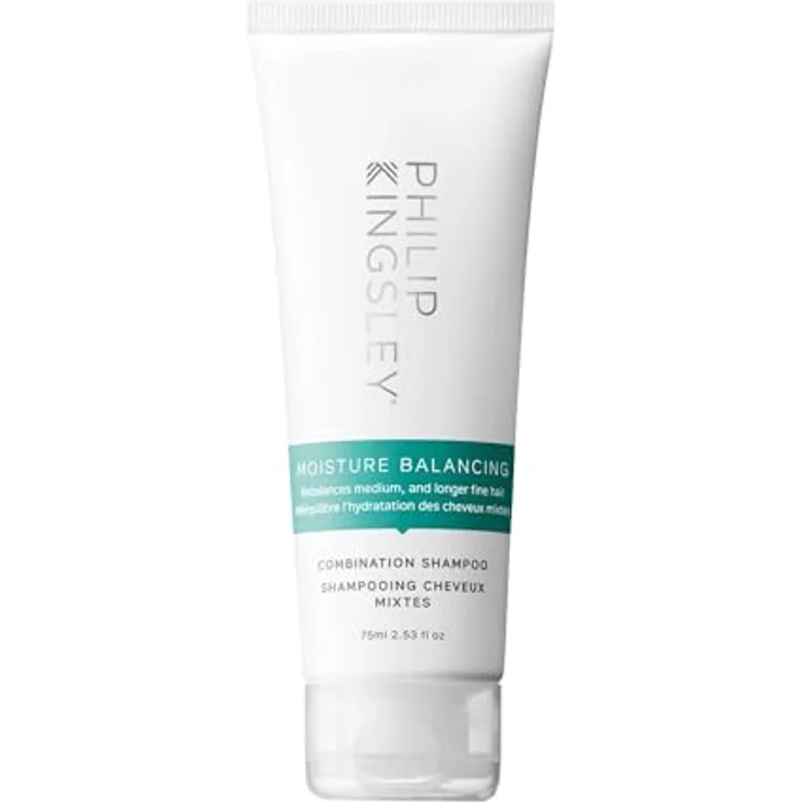 Philip Kingsley Moisture Balancing Combination Shampoo, feuchtigkeitsspendendes Shampoo für trockenes und fettiges Haar, 75ml – Bild 1